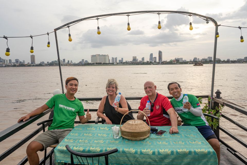 Phnom Penh: Bike & Boat Guided Tour Included Snacks & Beers - Key Points