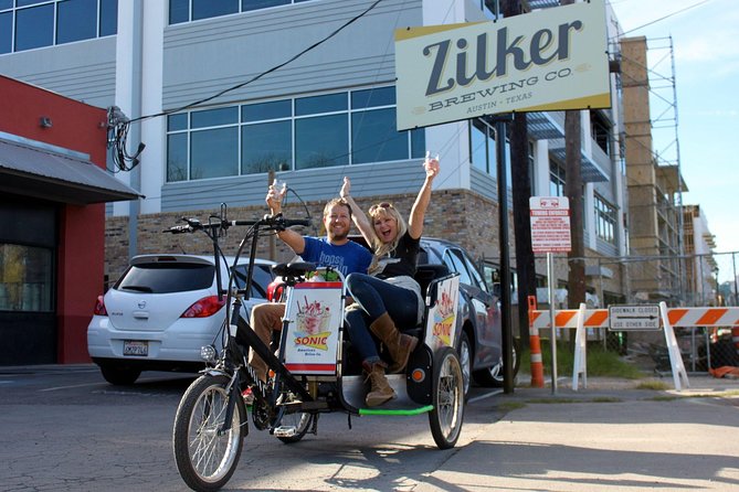 Private Austin Brewery Tour by Pedicab With All-Inclusive Beer Flight Option - Key Points