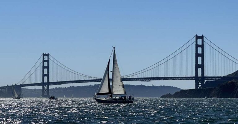 Private Crewed Sailing Charter on San Francisco Bay (2hrs)