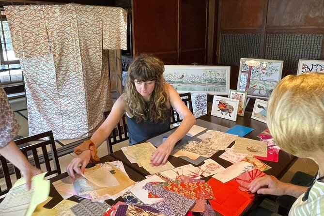 Private Kimono Collage Art Making in an Old House - Key Points