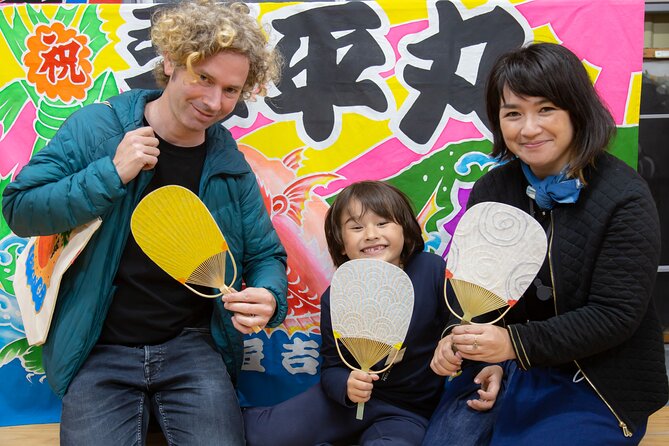 Private Marugame Uchiwa Fan Workshop Using Paper or Fabric - Key Points