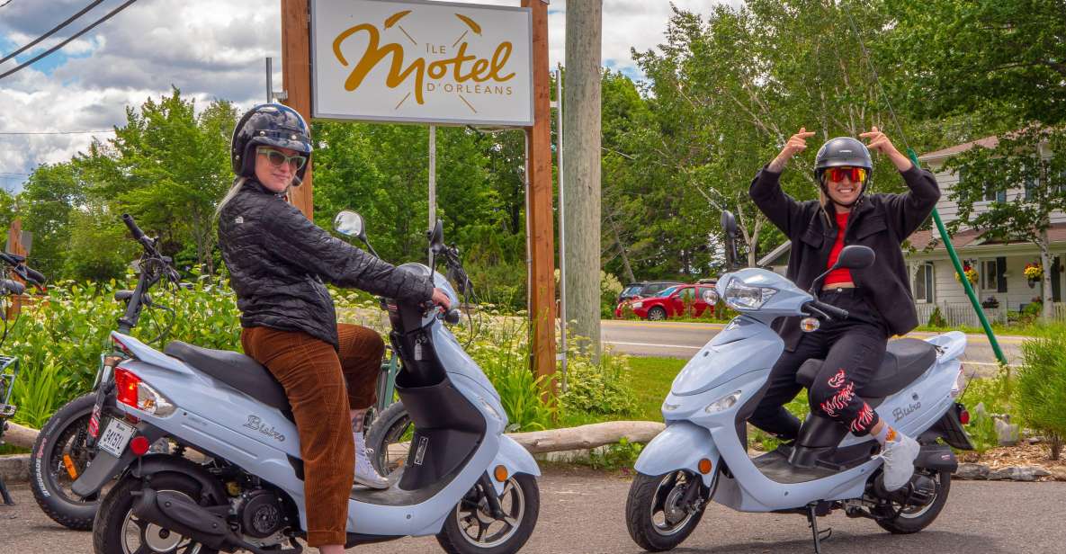 Quebec City : Scooter Rental on Ile D'orléans Agrotourism ! - Key Points