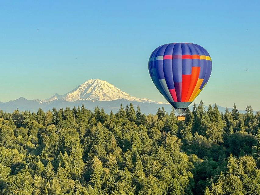 Seattle: Mt. Rainier Sunset Hot Air Balloon Ride - Key Points