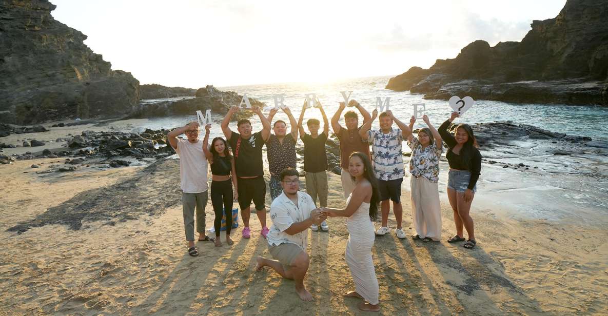 Secrete Proposal Photo/Video Honolulu Blowhole - Key Points