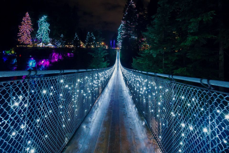 Vancouver and Capilano Suspension Bridge Canyon Lights - Key Points