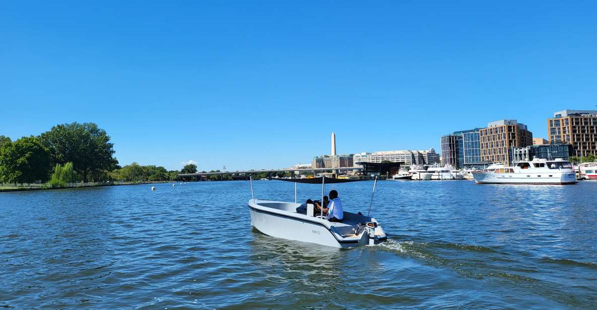 Washington DC: the Wharf Self-Driven Boat Tour With Map - Key Points