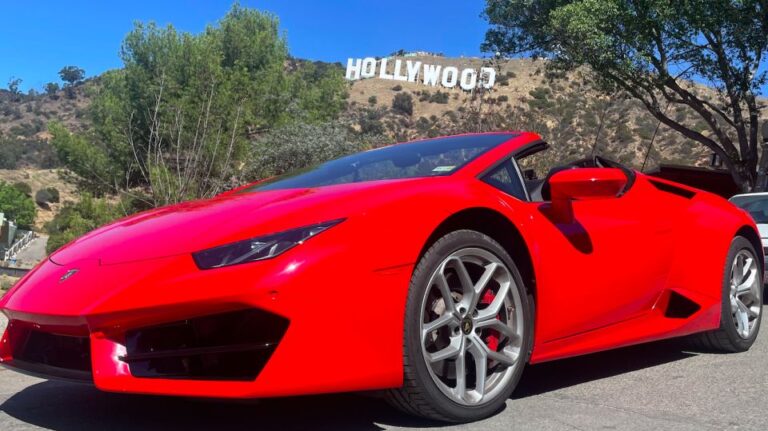 20 Min Lamborghini Driving Tour in Hollywood