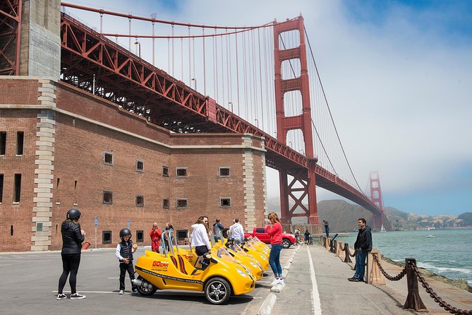 2HR Golden Gate Bridge and Lombard Loop GoCar Tour - Tour Inclusions