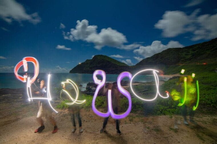 Oahu: Honolulu Night Sky Photo and Light Painting Tour