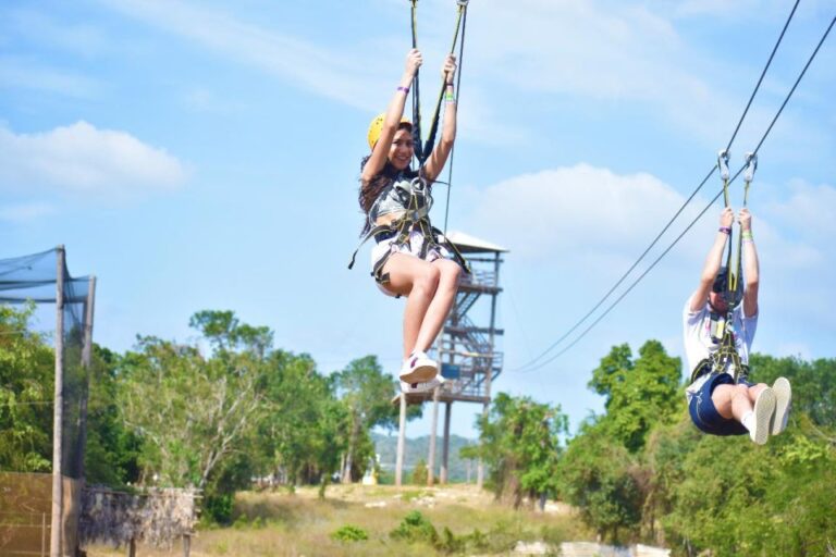 Dunns River Falls and Ziplines Private Tour