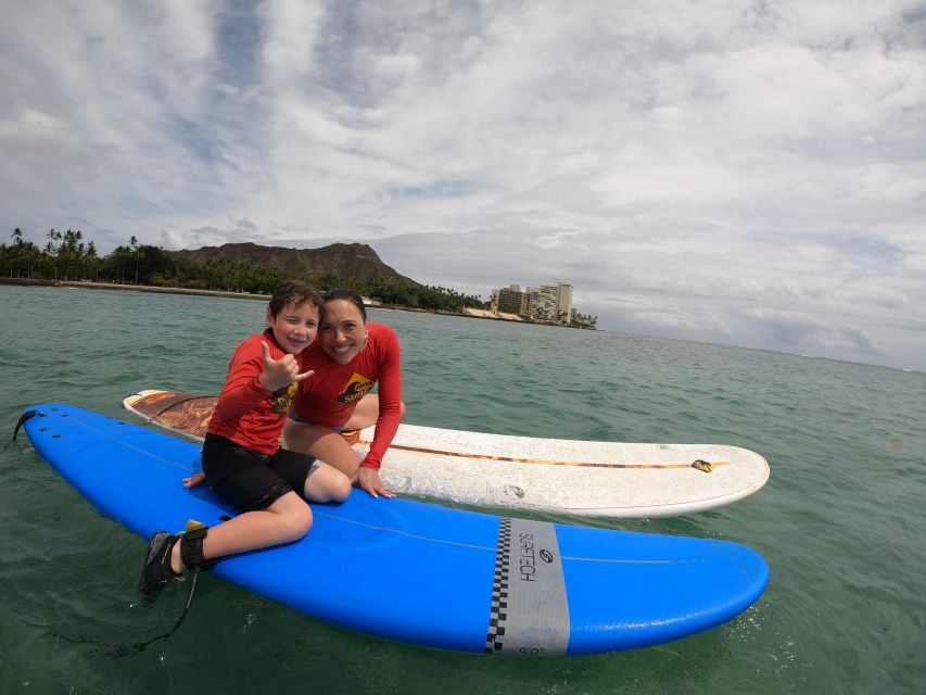 Family Surfing Lesson: 1 Parent, 1 Child Under 13, & Others