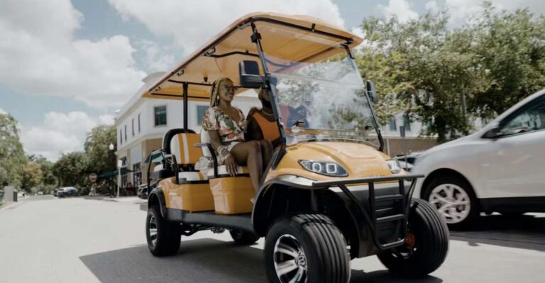 Fort Lauderdale: 6 People Golf Cart Rental
