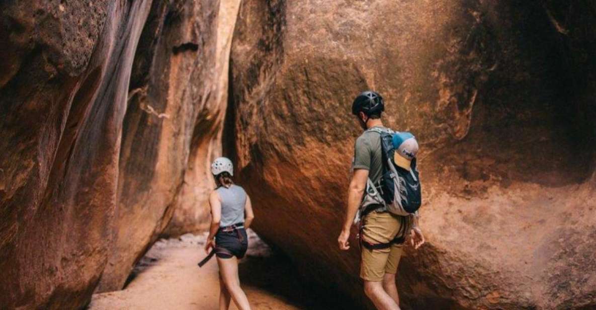 From Moab: Half-Day Canyoneering Adventure in Entrajo Canyon