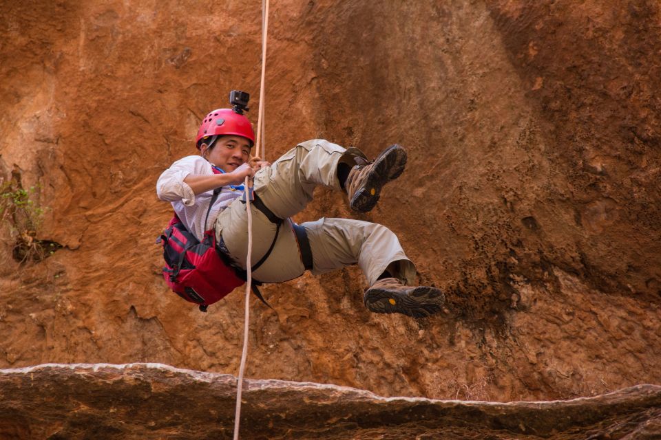From Moab: Rock of Ages Moderate Rappelling Obstacle Course - Adventure Highlights
