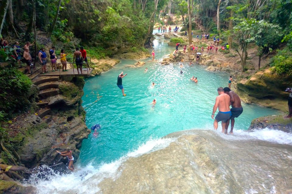 From Runaway Bay: Island Gully Falls and Blue Hole Tour