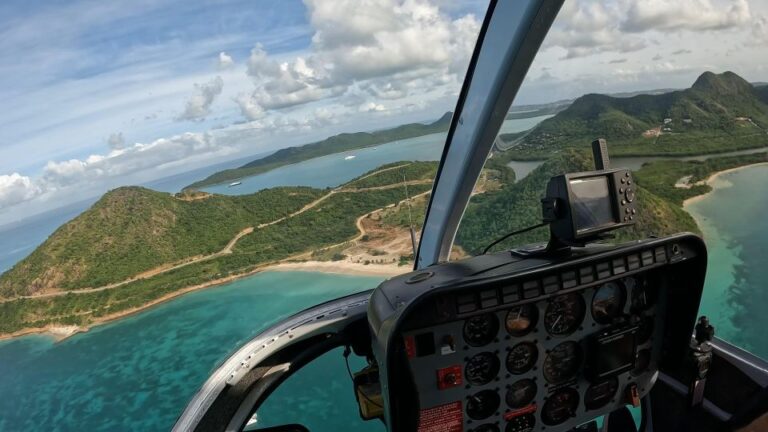 Half Island Helicopter Tour of Antigua