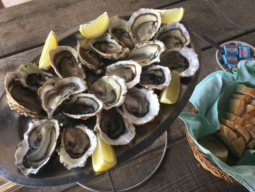 Highlights of Sète, Wine and Oyster Tour - Oyster Tasting at Farm