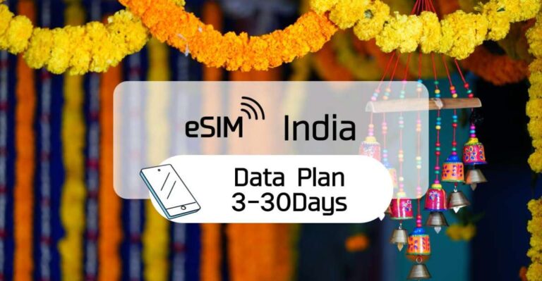 India: Esim Roaming Data Plan (0.5-2gb/ Day)