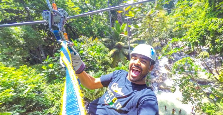 Jamaica: Zipline and Dunns River Falls Adventure