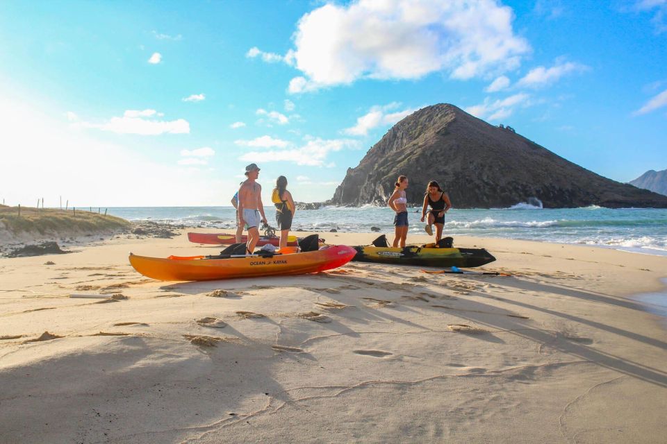 Kailua: Mokulua Islands Kayak Tour With Lunch and Shave Ice - Tour Duration and Guide Details