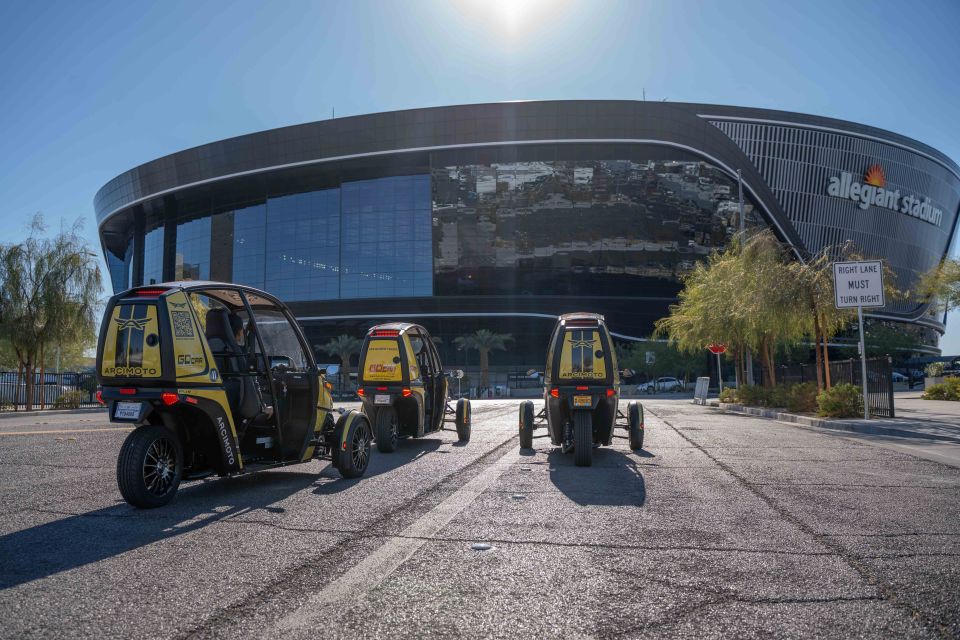 Las Vegas: Full Day Talking GoCar Tour Explore Las Vegas - Tour Duration and Cancellation Policy