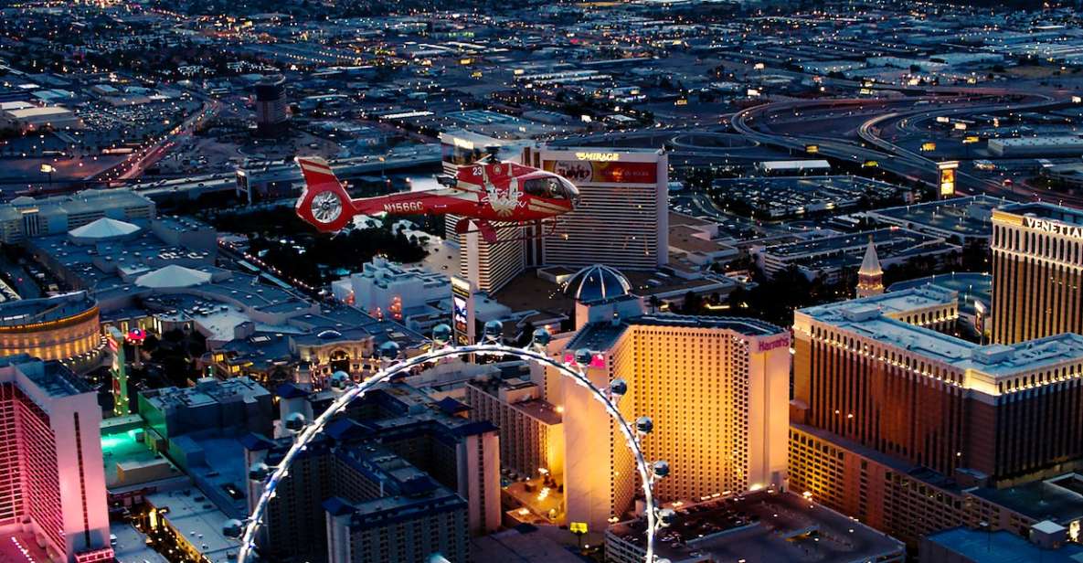 Las Vegas: Night Helicopter Flight Over Las Vegas Strip - Flight Details