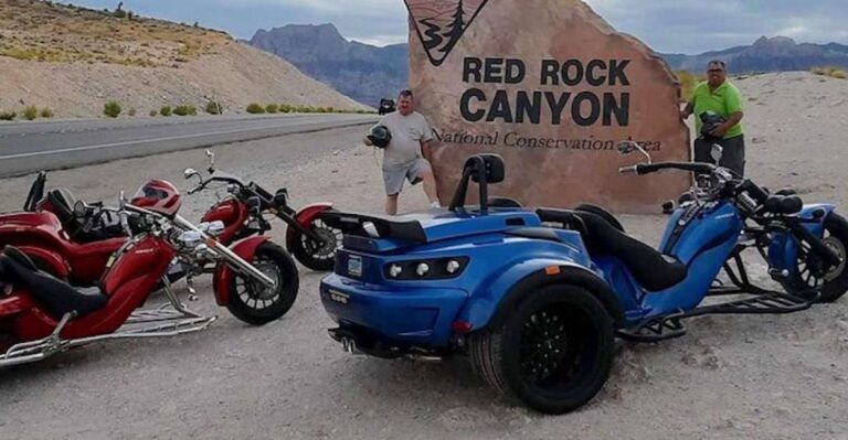 Las Vegas: Red Rock Canyon and Las Vegas Strip Trike Tour