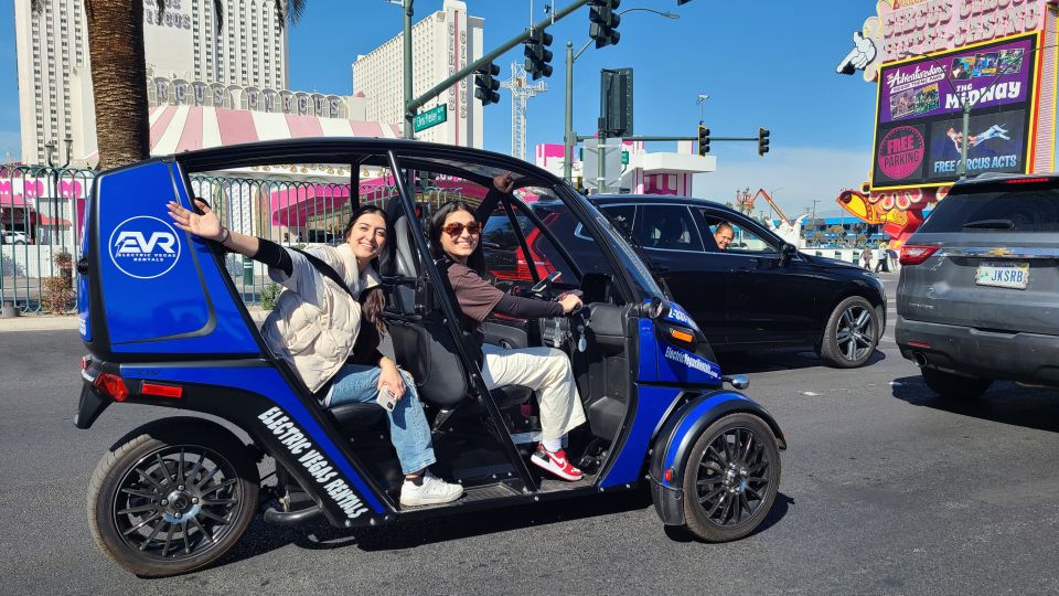 Las Vegas: Self-Drive Strip Tour in an Electric EVR Car