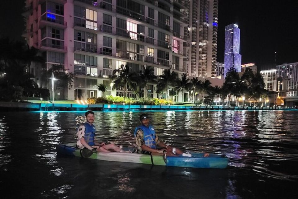 Miami: City Lights SUP or Kayak Night Tour - Key Points