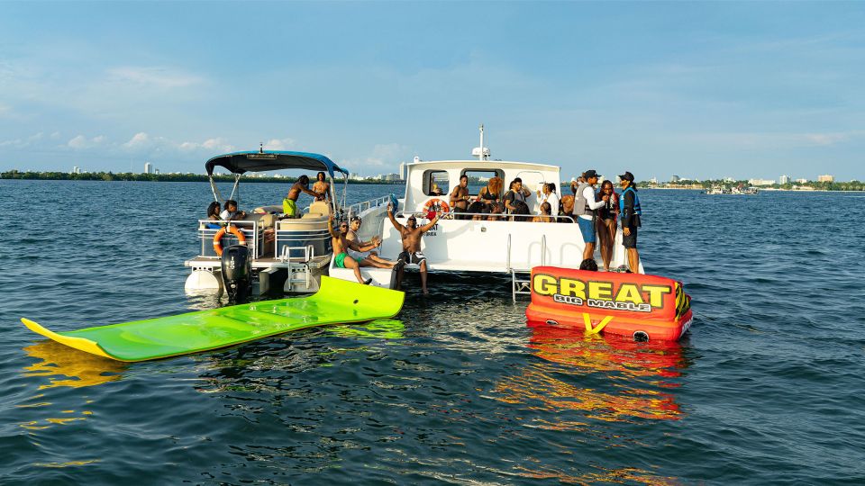 Miami: Day Boat Party With Jet Ski, Drinks, Music and Tubing - Duration and Language Options