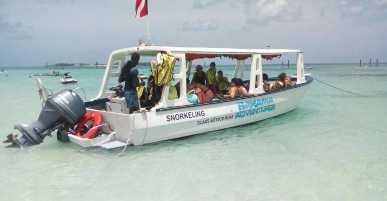 Nassau: Glass Bottom Boat, Banana Boat and Snorkelling Tour