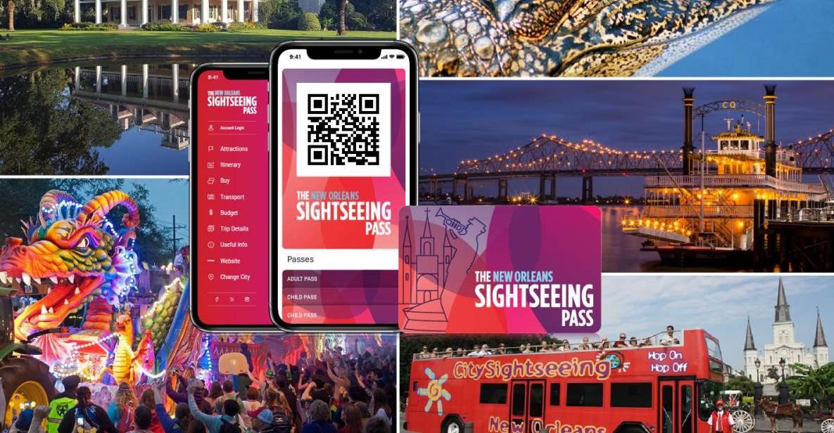 New Orleans: Sightseeing Flex Pass for 25+ Attractions - Pass Overview