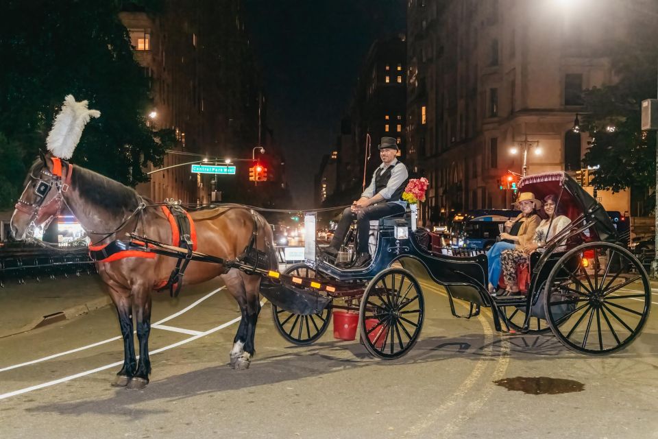 NYC MOONLIGHT HORSE CARRIAGE RIDE Through Central Park - Full Description