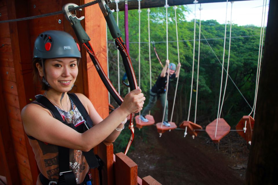Oahu: Aerial Adventure, Climbing, & Freefall Experience - Activity Overview