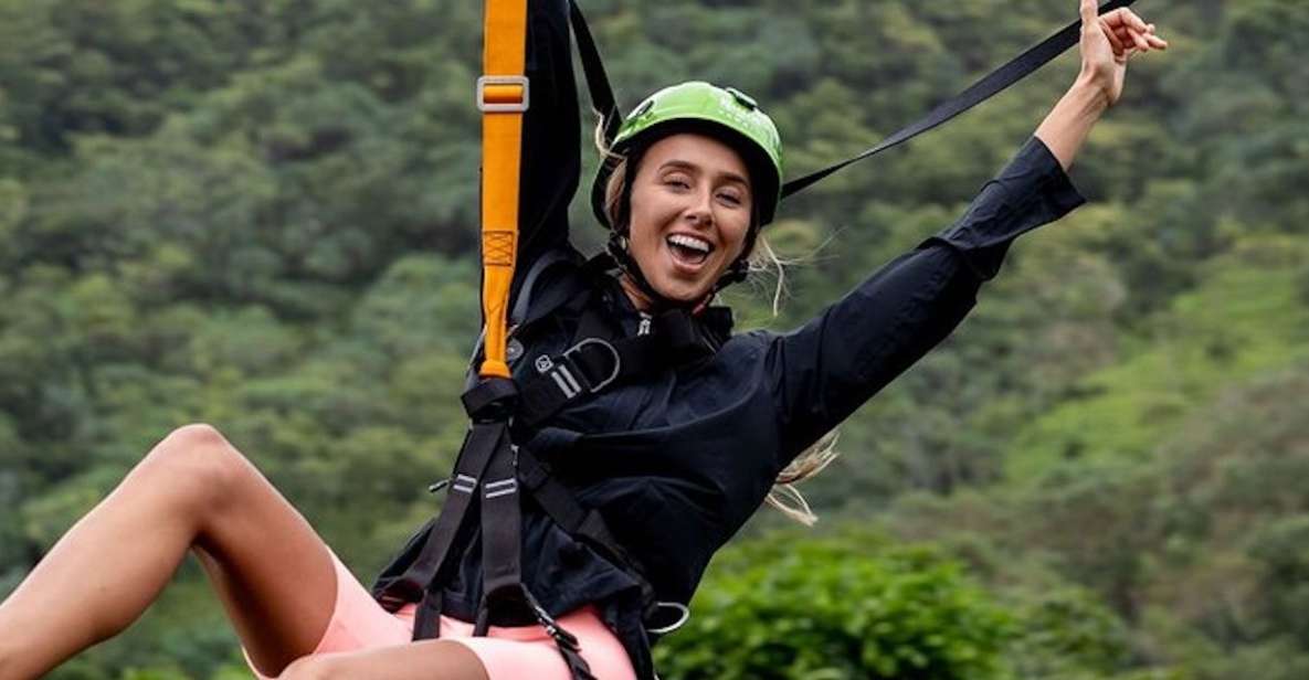 Oahu: Kualoa Jurassic Valley Zipline Tour - Tour Highlights