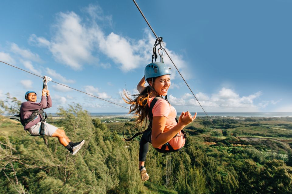 Oahu: North Shore Zip Line Adventure With Farm Tour