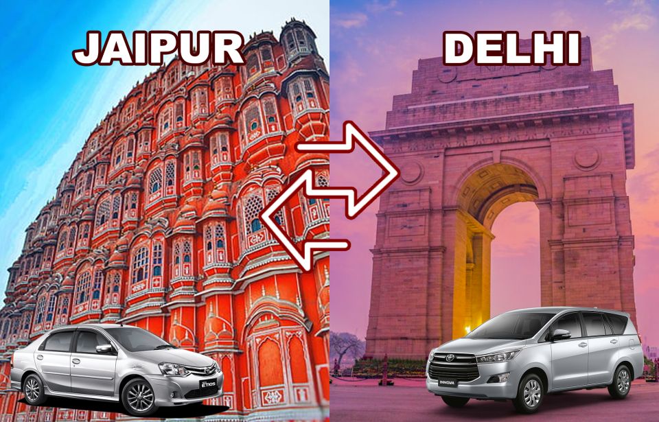 One Way City Transfer Between Delhi and Jaipur - Transfer Details
