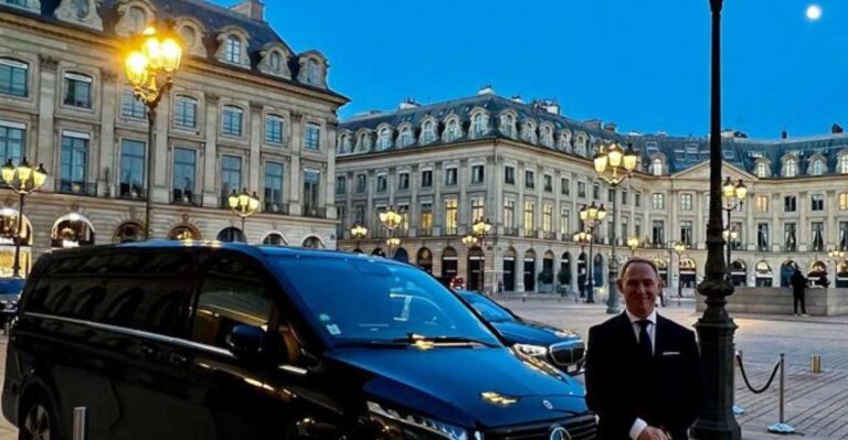 Paris: Luxury Mercedes Transfer to Caen