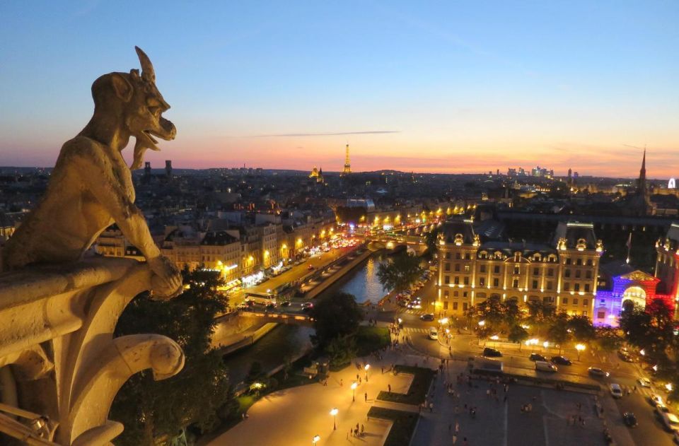 Paris: Night City Tour in a Van for up to 7 People - Experience Description