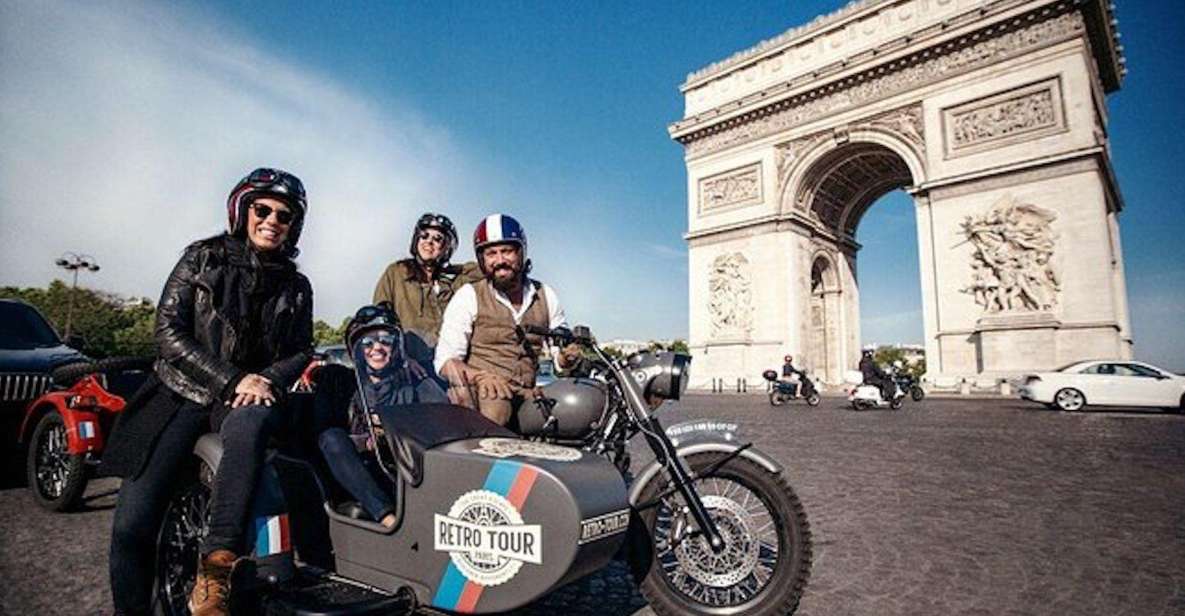 Paris Premium & Private Highlights City Tour on Sidecar