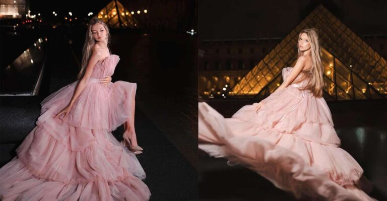 Pro Photo Session at The Eiffel Tower – Rental Dress