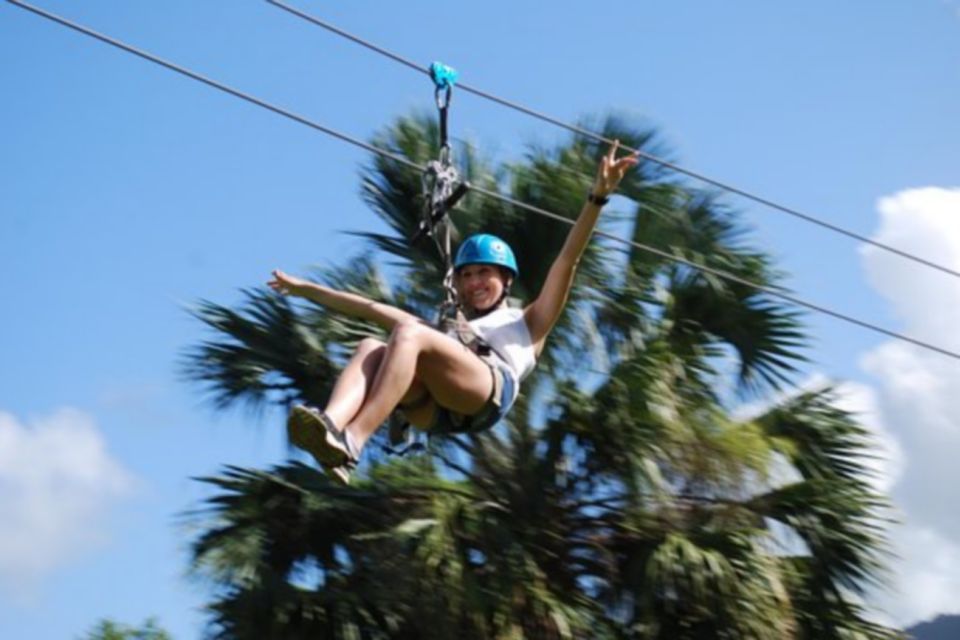 Puerto Plata: Damajaqua Cascades, Buggy Ride, and Zip Lining