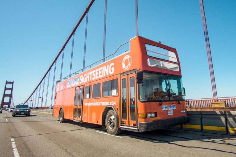 San Francisco: Hop-On Hop-Off Bus With Ferry & Alcatraz Tour