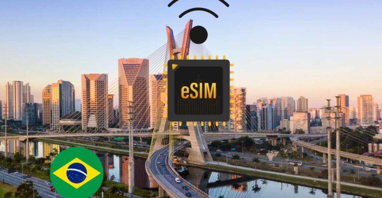 São Paulo: Esim Internet Data Plan for Brazil 4g/5g