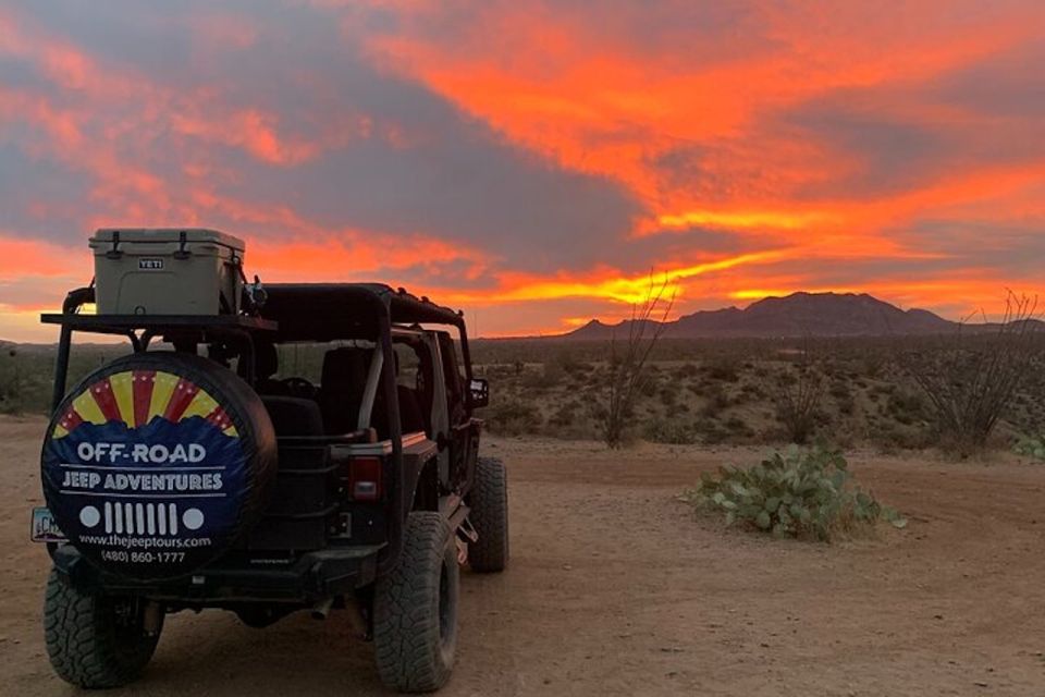 Sonoran Desert: Sunset Jeep Tour With Tonto National Forest