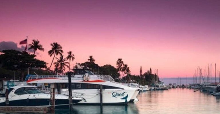 South Maui: Sunset Cruise With 4-Course Dinner and Drinks