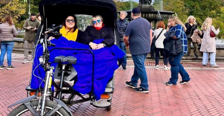 The Best Central Park Pedicab Guided Tours