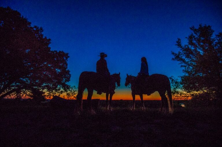 Waco: Sunset Horseback Ride With Campfire, Smores, & Games