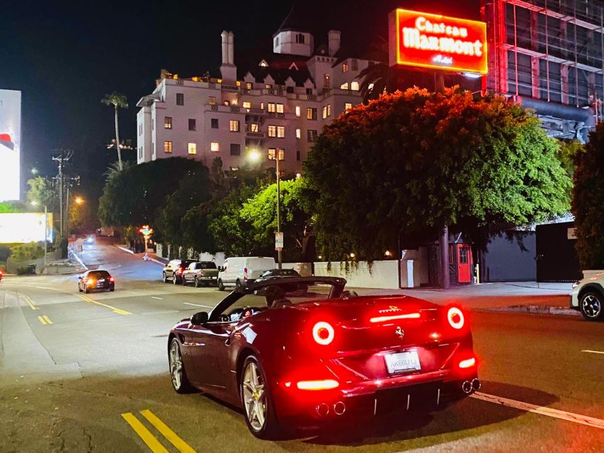 20 Min Ferrari Driving Tour in Hollywood - Important Information