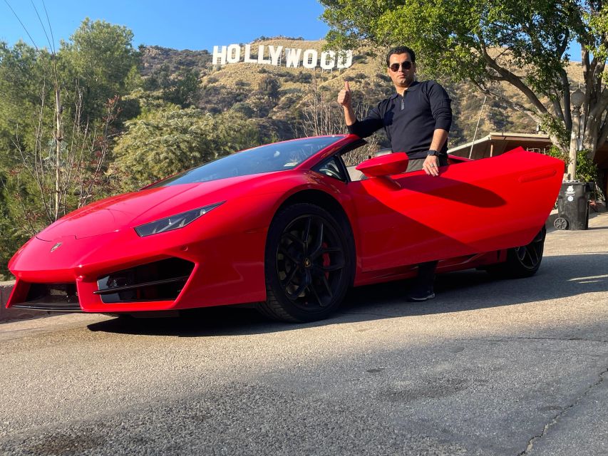 20 Min Lamborghini Driving Tour in Hollywood - Key Points